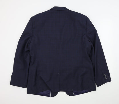 Mens UK Size 46 Taylor & Wright Regular Blue Suit Jacket