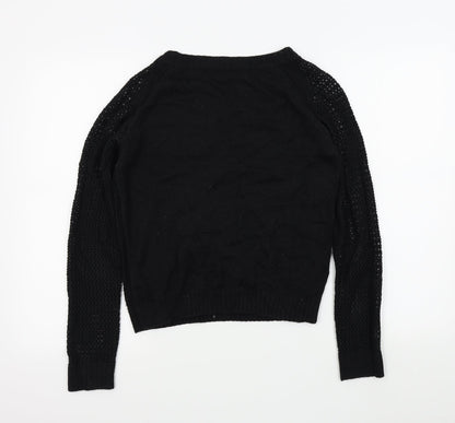 George Womens Black   Pullover Jumper Size 8