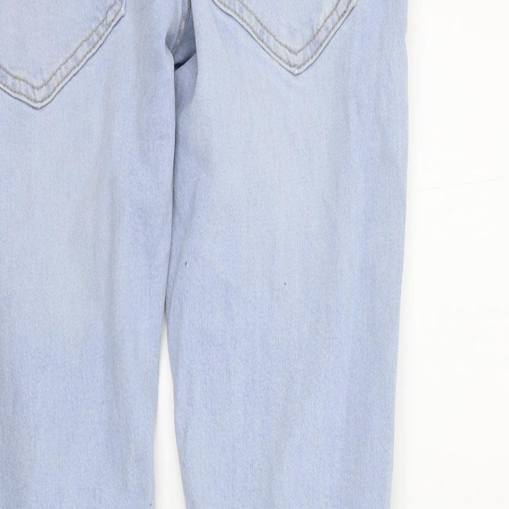 denim&co Womens Blue Houndstooth  Skinny Jeans Size 30 L28 in - DISTRESSED