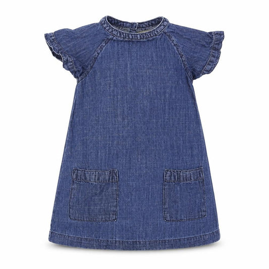 NEXT Girls Blue Colourblock  A-Line  Size 18-24 Months