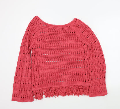 Womens UK Size S NEXT Pink Pullover Jumper