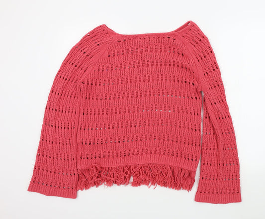 Womens UK Size S NEXT Pink Pullover Jumper