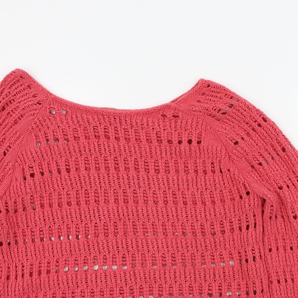 Womens UK Size S NEXT Pink Pullover Jumper