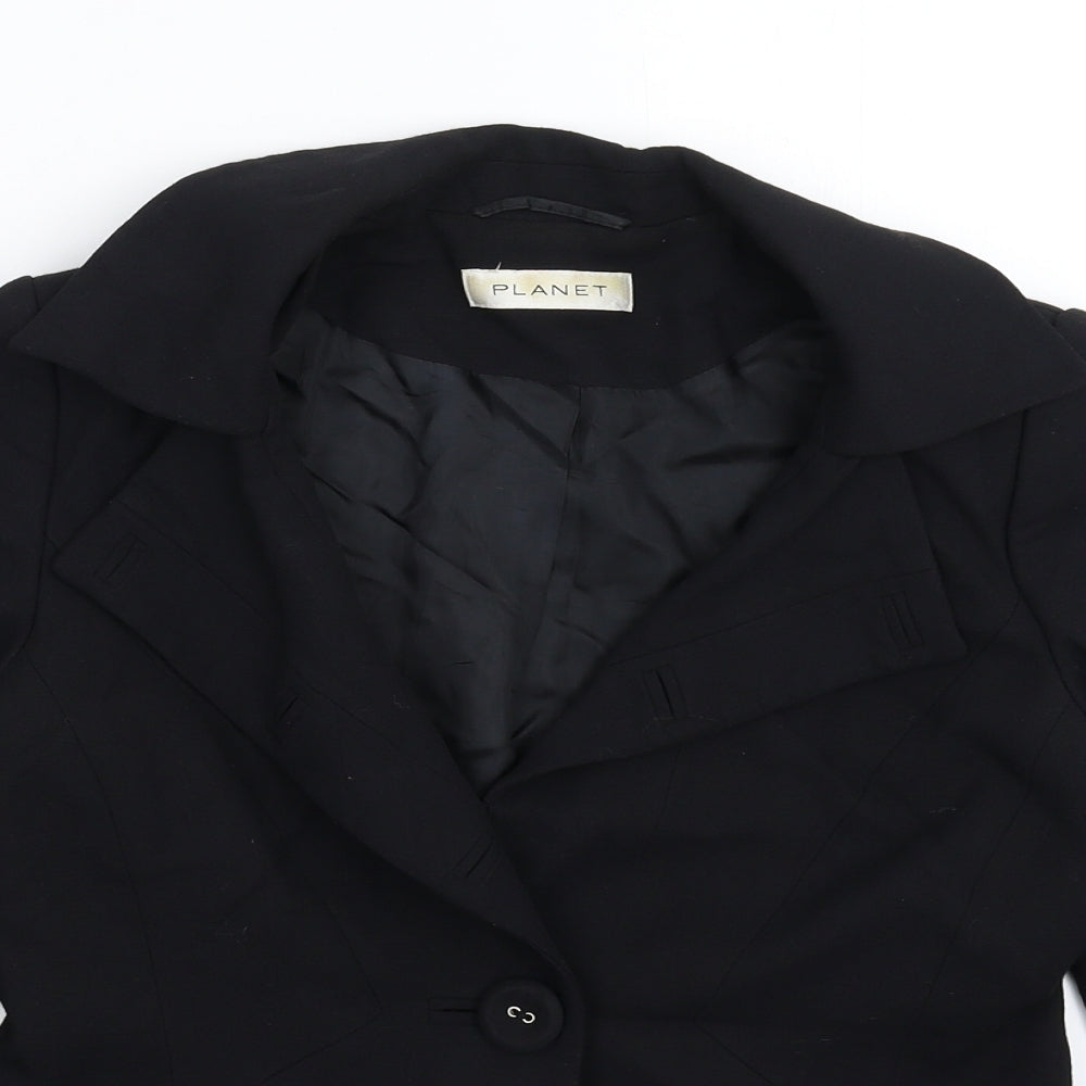 Womens UK Size 6 Planet Regular Blue Suit Jacket