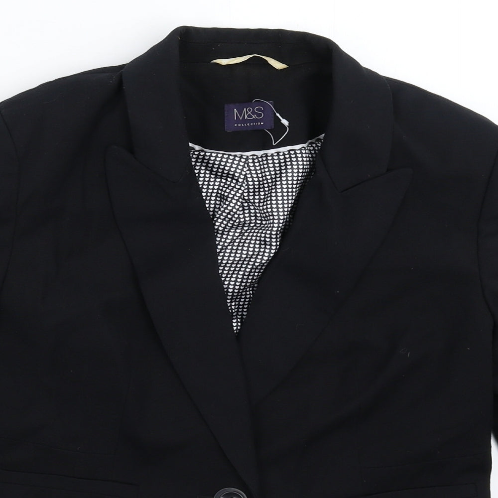 Marks and Spencer Womens Blue   Jacket Suit Jacket Size 10
