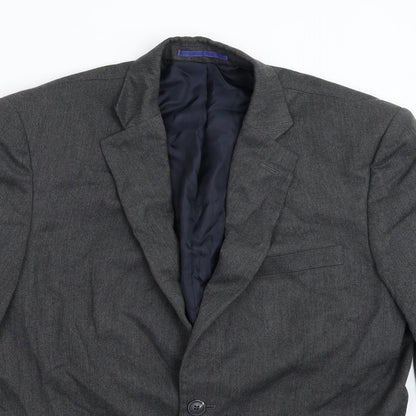 Mens UK Size 40 Marks and Spencer Regular Grey Suit Jacket