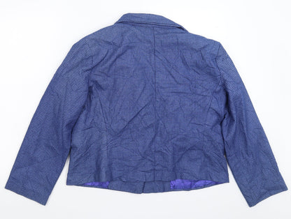 Womens UK Size 16 Preworn Regular Blue Blazer