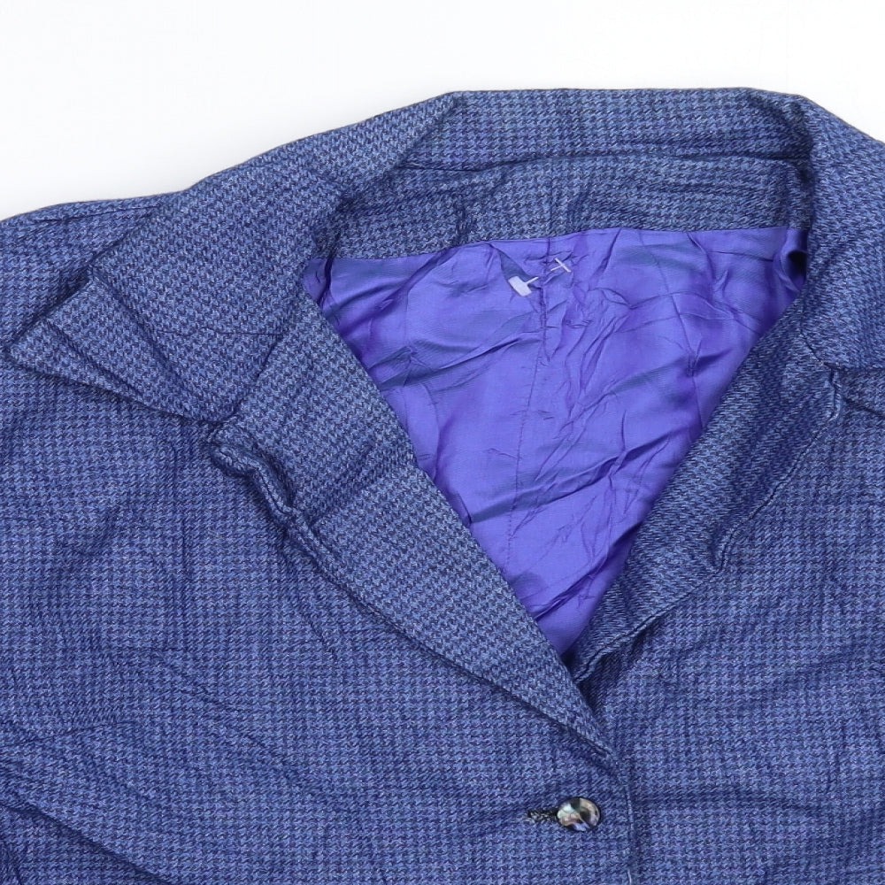 Womens UK Size 16 Preworn Regular Blue Blazer