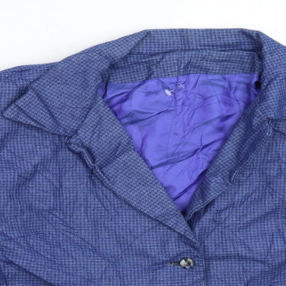 Womens UK Size 16 Preworn Regular Blue Blazer