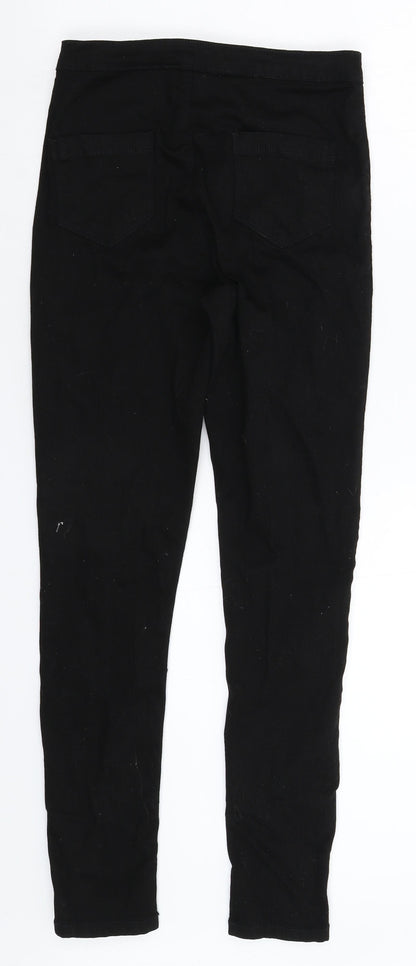 Candy Couture Womens Black  Denim Jegging Leggings Size 26 in L27 in