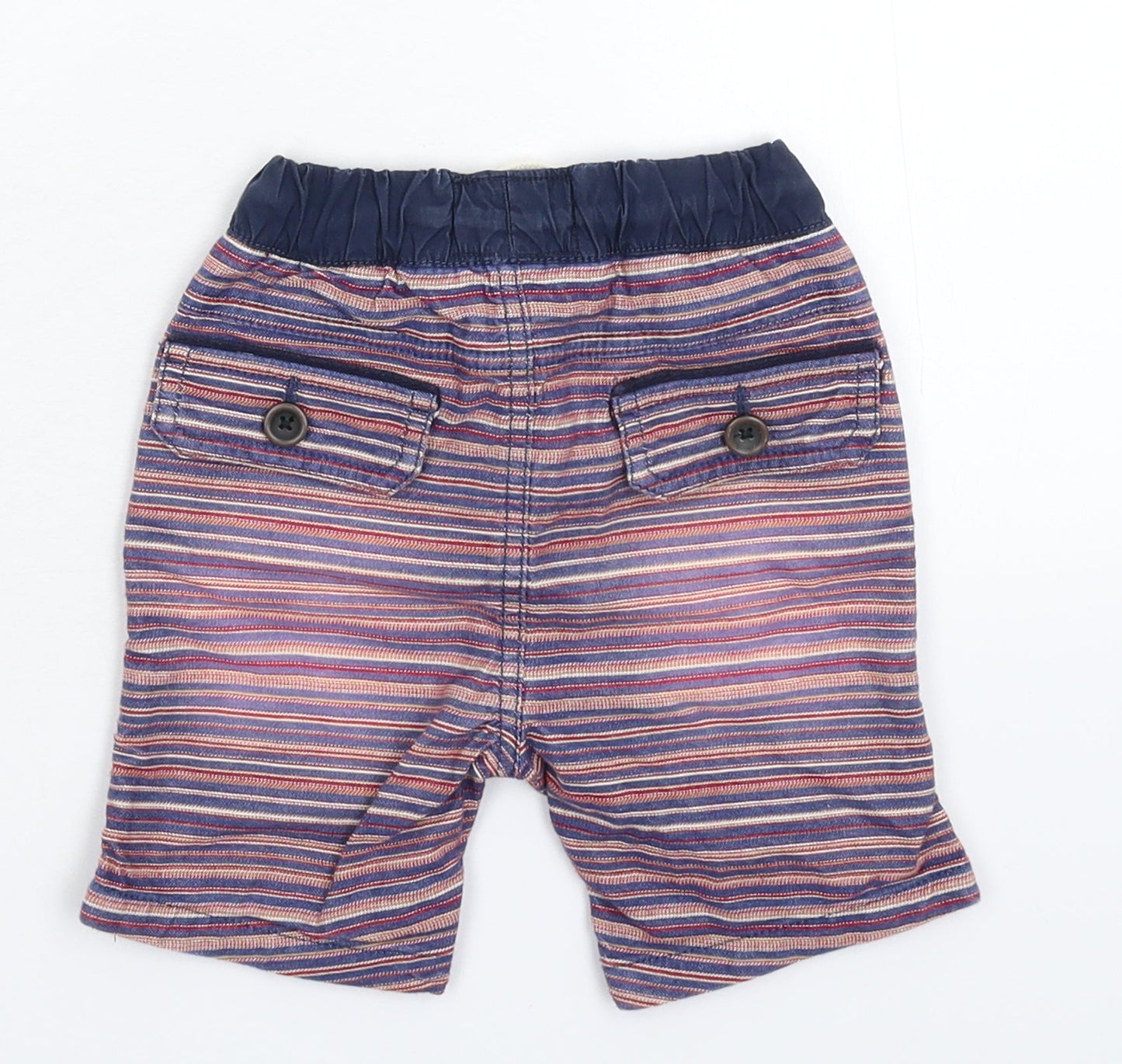 NEXT Baby Multicoloured Striped  Cropped Trousers Size 12-18 Months