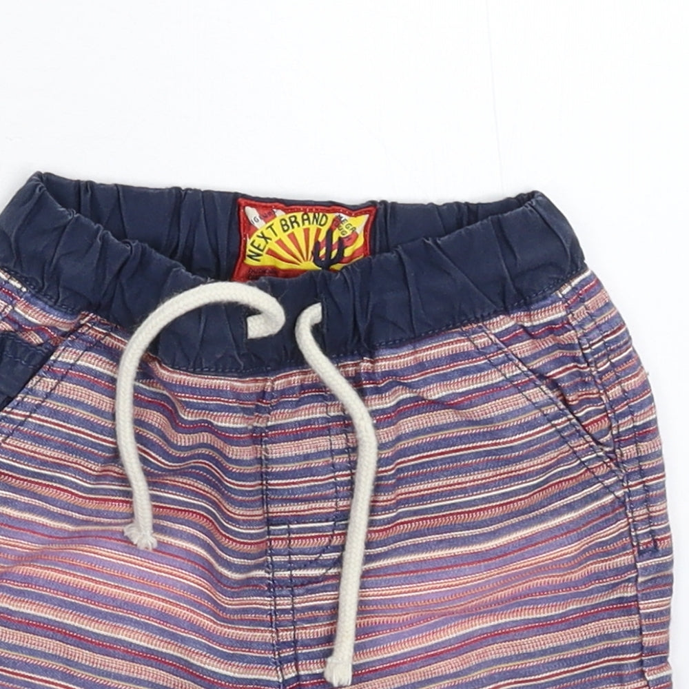 NEXT Baby Multicoloured Striped  Cropped Trousers Size 12-18 Months