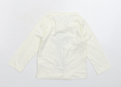 Nanyang Baby White   Basic T-Shirt Size 9-12 Months