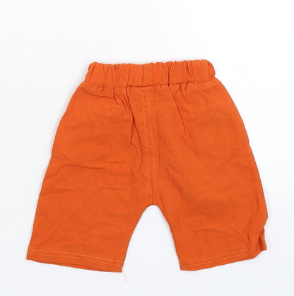 Preworn Baby Brown   Cropped Trousers Size 9-12 Months