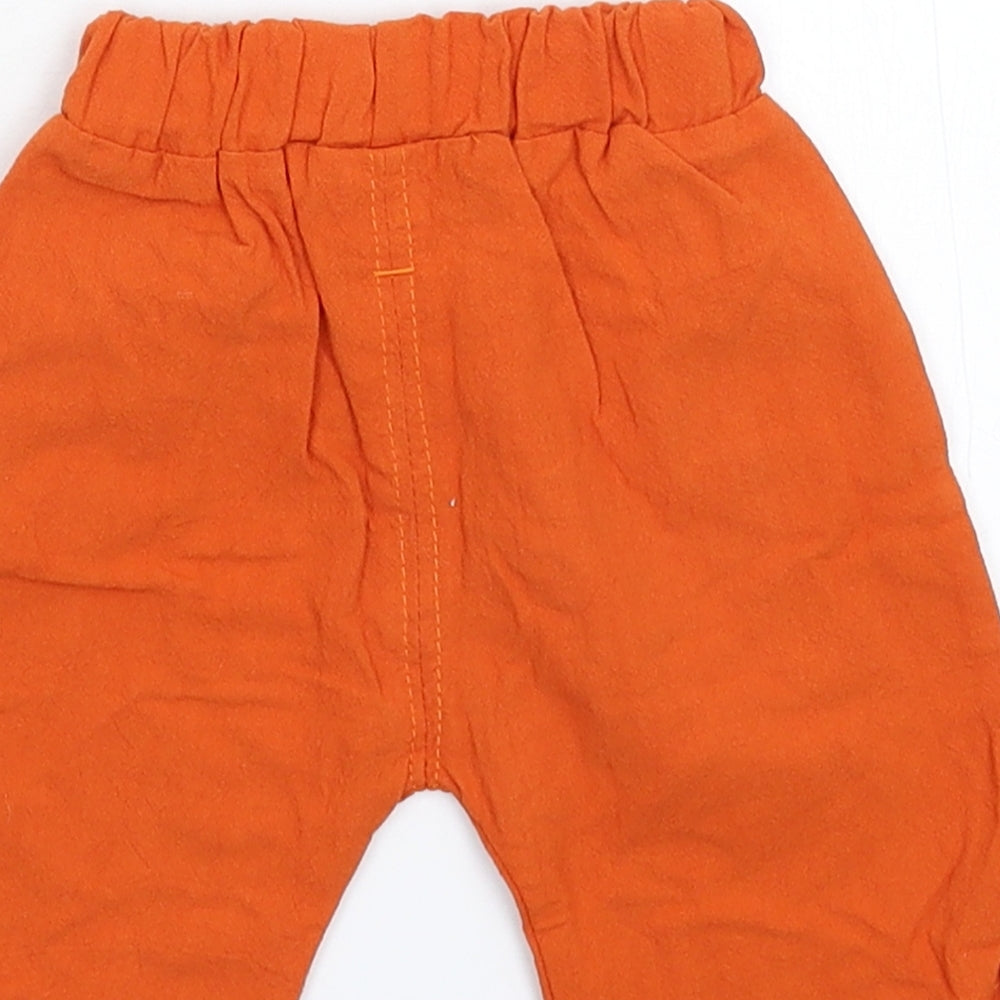 Preworn Baby Brown   Cropped Trousers Size 9-12 Months