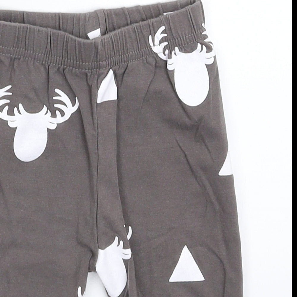 Preworn Baby Grey   Jogger Trousers Size 9-12 Months
