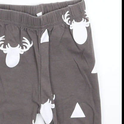 Preworn Baby Grey   Jogger Trousers Size 9-12 Months