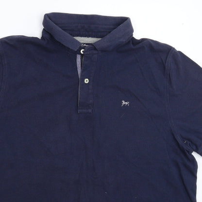 J Hampton Mens Blue    Polo Size XL