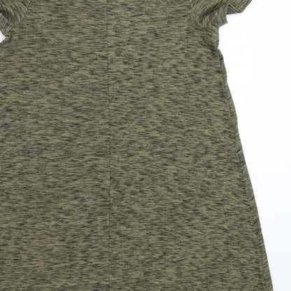 New Look Womens Green   T-Shirt Dress  Size 10