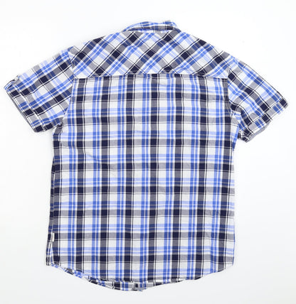 Mens UK Size M Lee Cooper Multicoloured  Button-Up Short Sleeve Casual Shirt