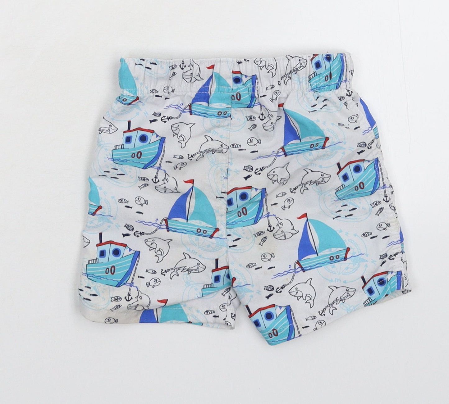 So Cute Baby White   Cropped Trousers Size 12-18 Months  - Shorts