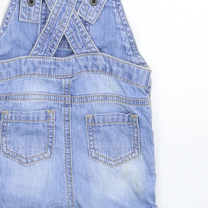 F&F Baby Blue   Dungaree One-Piece Size 3-6 Months