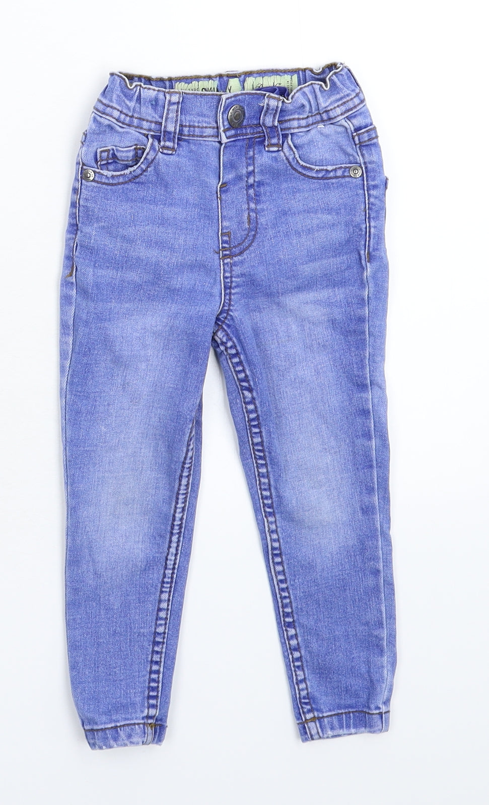 Denim & Co. Baby Blue  Denim Capri Jeans Size 18-24 Months