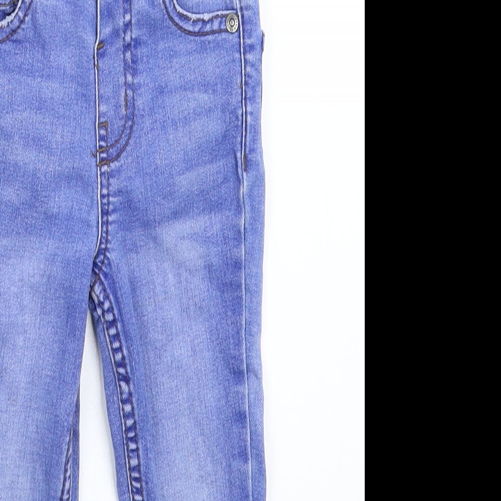 Denim & Co. Baby Blue  Denim Capri Jeans Size 18-24 Months
