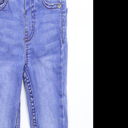 Denim & Co. Baby Blue  Denim Capri Jeans Size 18-24 Months