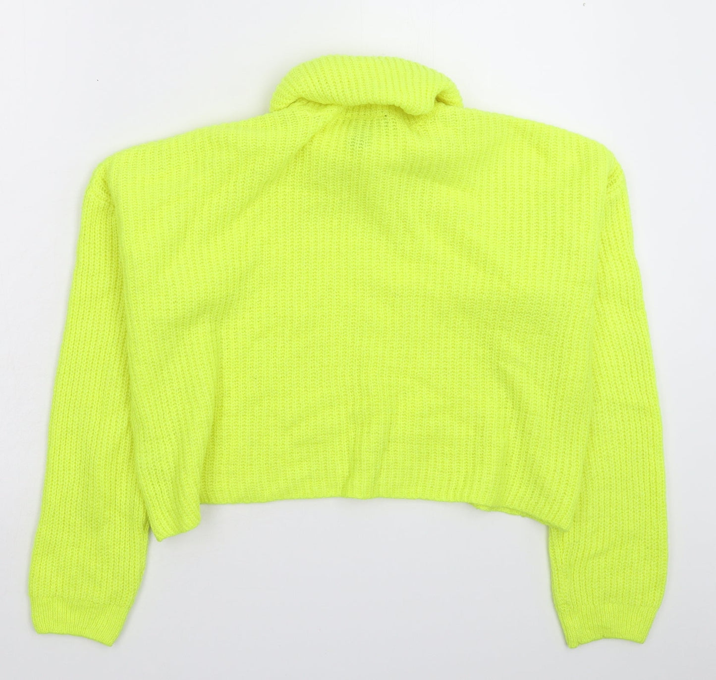 Womens UK Size S New Look Yellow Pullover Jumper