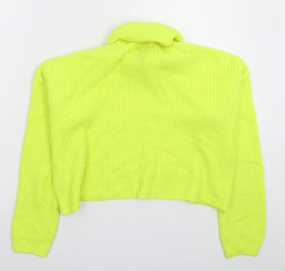 Womens UK Size S New Look Yellow Pullover Jumper