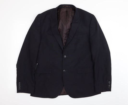 Mens UK Size 42 NEXT Regular Blue Suit Jacket