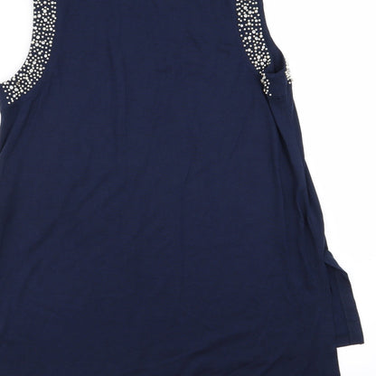 A&G Womens Blue   Basic Tank Size 10