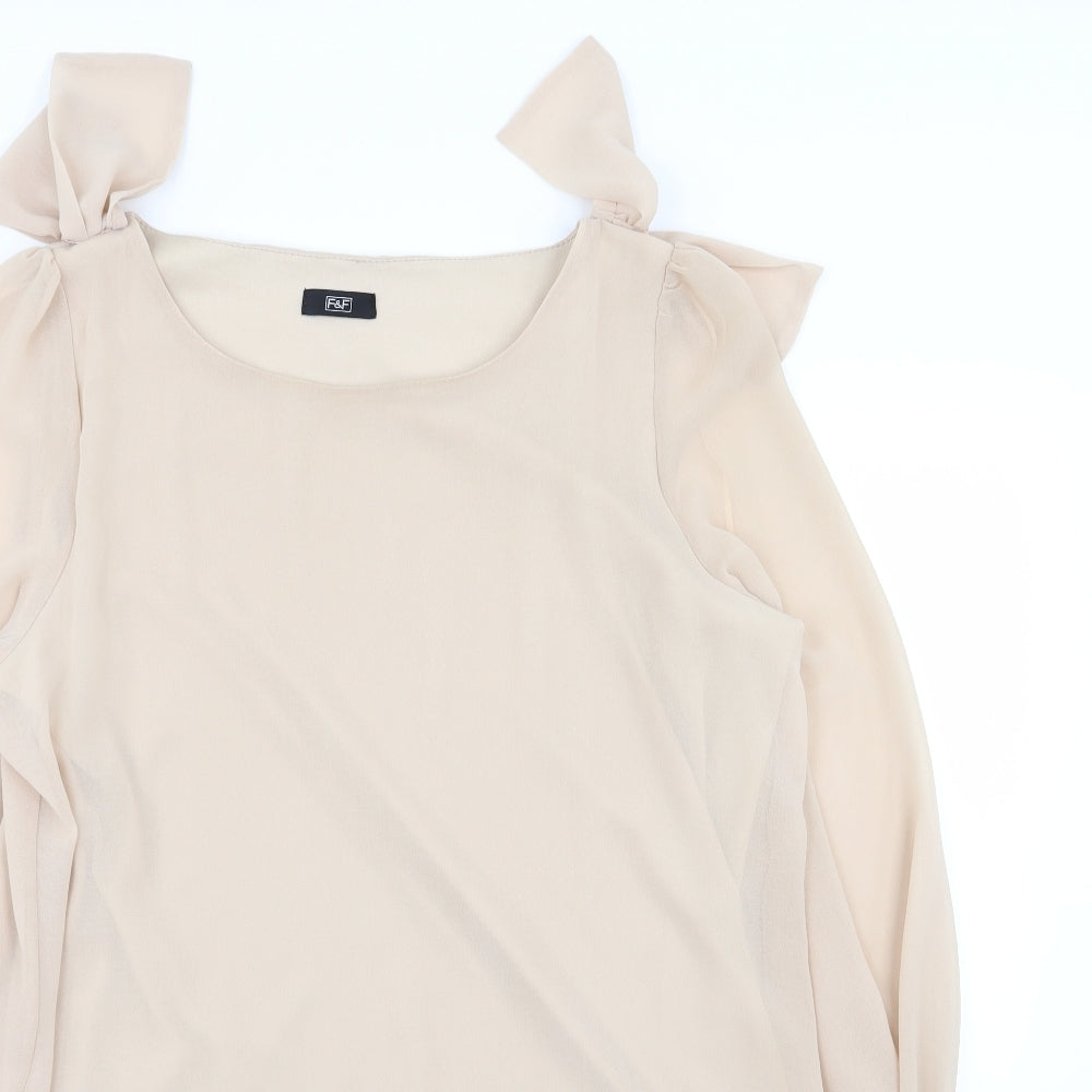 F&F Womens Beige   A-Line  Size 14