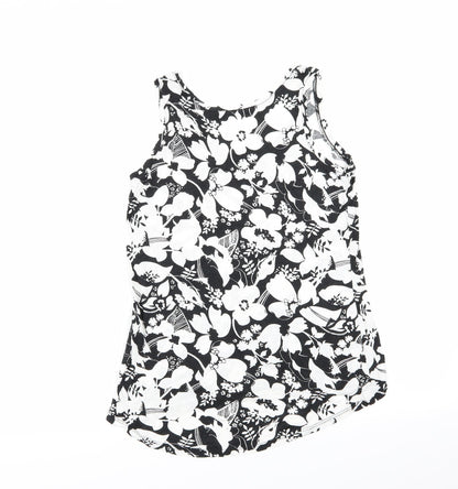 Asda George Womens Multicoloured Floral  Basic Tank Size 8