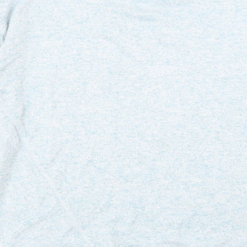Womens UK Size 10 M&S Blue Basic T-Shirt