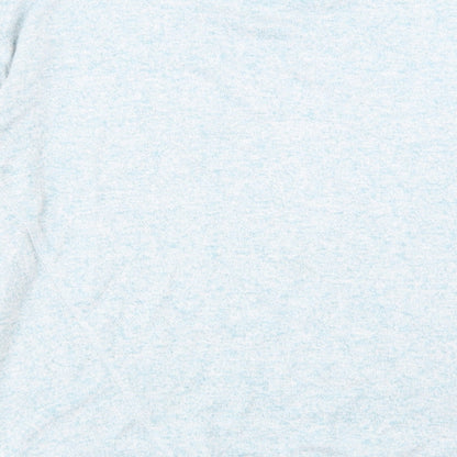 Womens UK Size 10 M&S Blue Basic T-Shirt