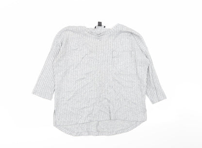 Primark Womens Grey   Basic T-Shirt Size 4