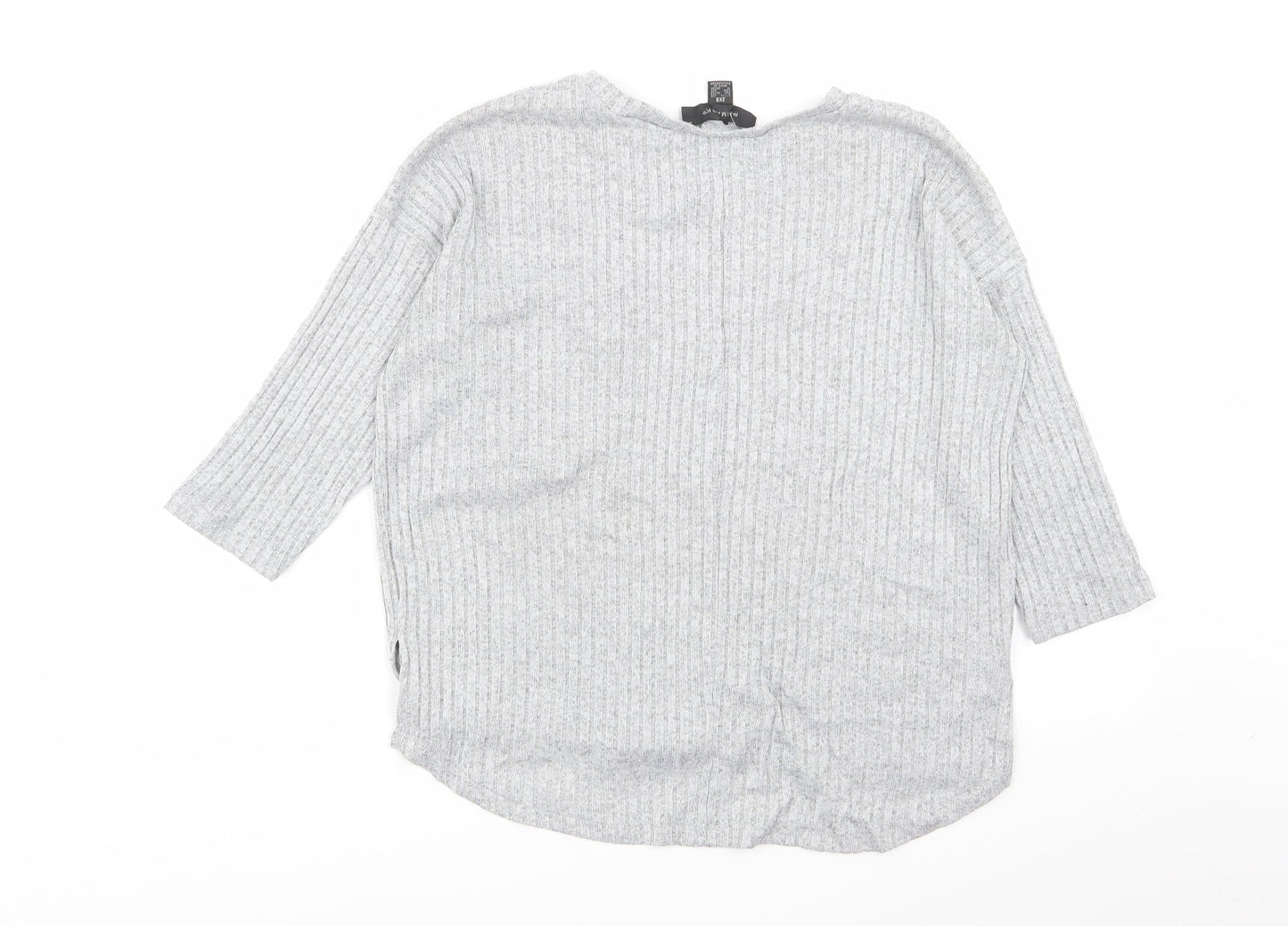 Primark Womens Grey   Basic T-Shirt Size 4