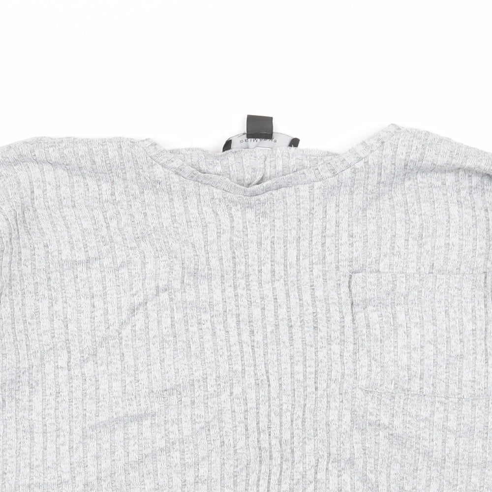 Primark Womens Grey   Basic T-Shirt Size 4
