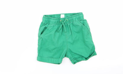 Asda George Boys Green   Capri Trousers Size 12-18 Months  - chino shorts