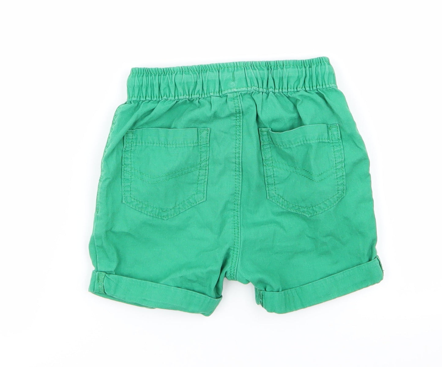 Asda George Boys Green   Capri Trousers Size 12-18 Months  - chino shorts