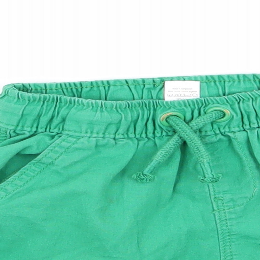 Asda George Boys Green   Capri Trousers Size 12-18 Months  - chino shorts