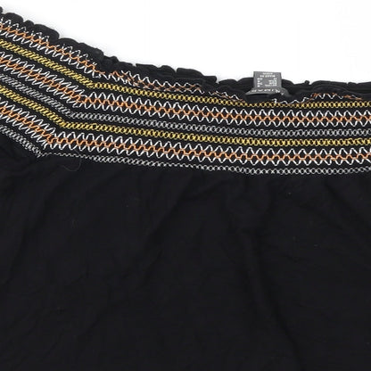 Primark Womens Black   Basic T-Shirt Size 8