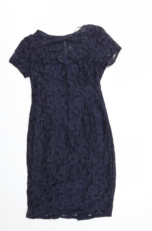 M&Co Womens Blue   A-Line  Size 10
