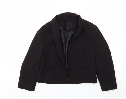 New Look Womens Black   Jacket Blazer Size 12