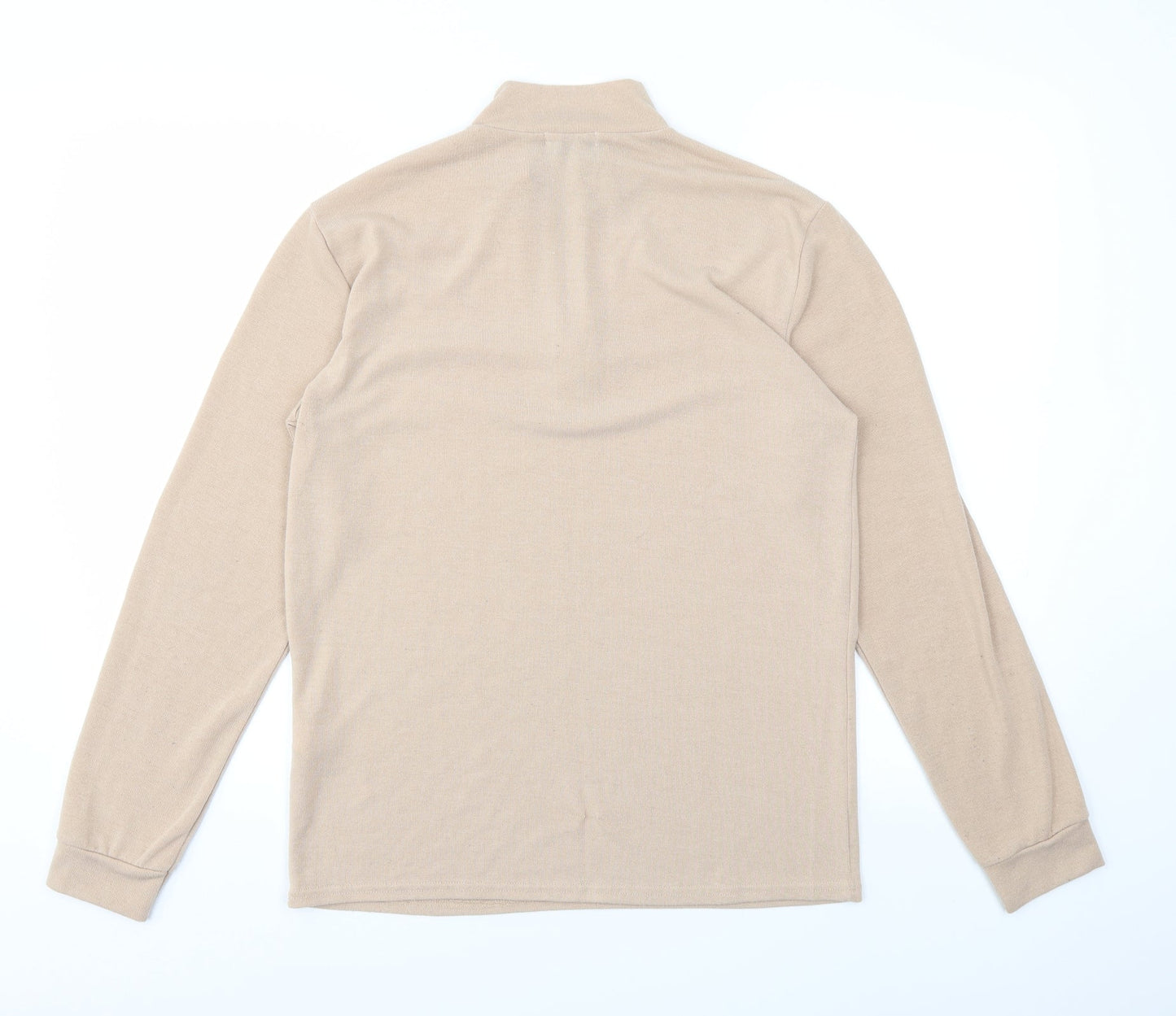 Mens UK Size M BOOHOO MAN Beige Pullover Sweatshirt