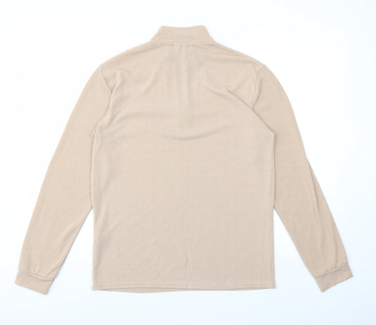 Mens UK Size M BOOHOO MAN Beige Pullover Sweatshirt