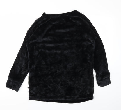 M&S Womens Black Animal Print  Top Gown Size 10