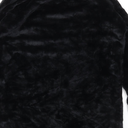 M&S Womens Black Animal Print  Top Gown Size 10